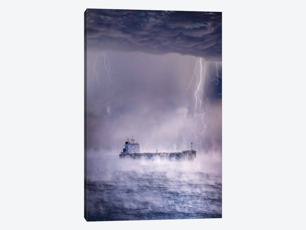 Anchored Away by Brent Shavnore 1-piece Canvas Wall Art