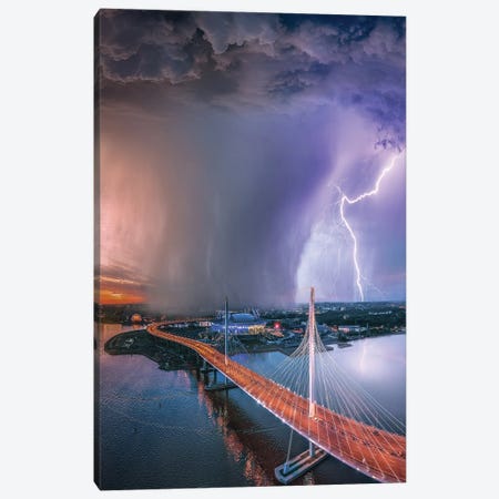 St Petersburg Bolt Canvas Print #BSV36} by Brent Shavnore Canvas Wall Art