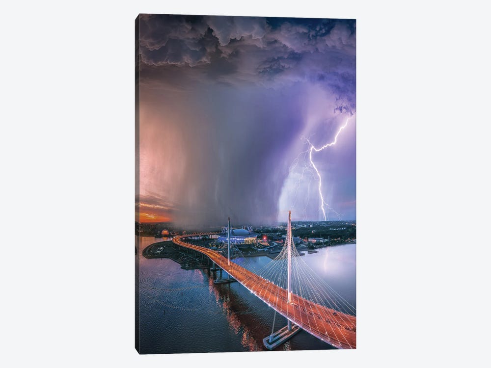 St Petersburg Bolt by Brent Shavnore 1-piece Canvas Wall Art
