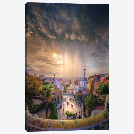 Barcelona Heaven Canvas Print #BSV37} by Brent Shavnore Canvas Wall Art