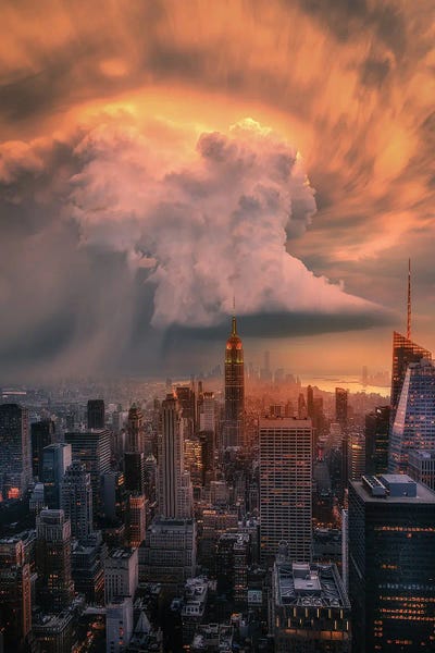 Aerial Photography: NYC Supercell by Brent Shavnore