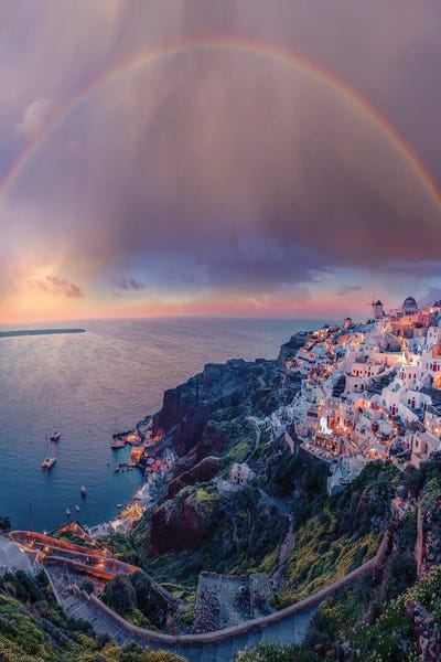 Rainbows: Greece Dreams by Brent Shavnore