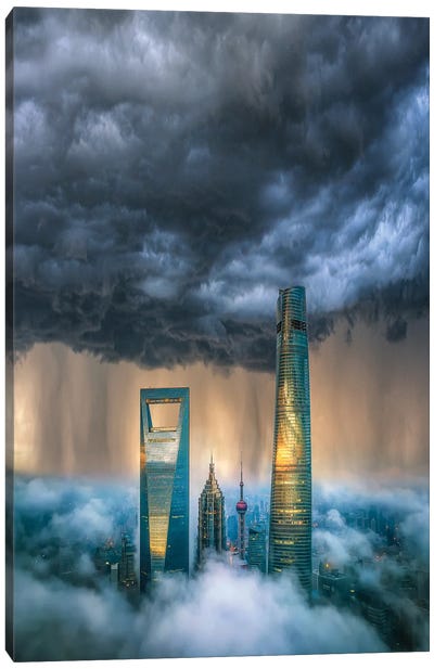 Above The Clouds Canvas Art Print - Brent Shavnore