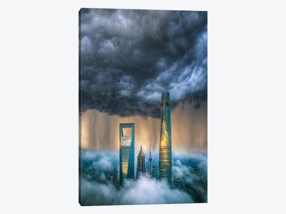 Above The Clouds by Brent Shavnore 1-piece Canvas Print
