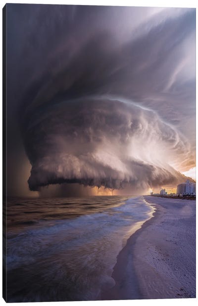 Pensacola Beach Wrath Canvas Art Print - Brent Shavnore
