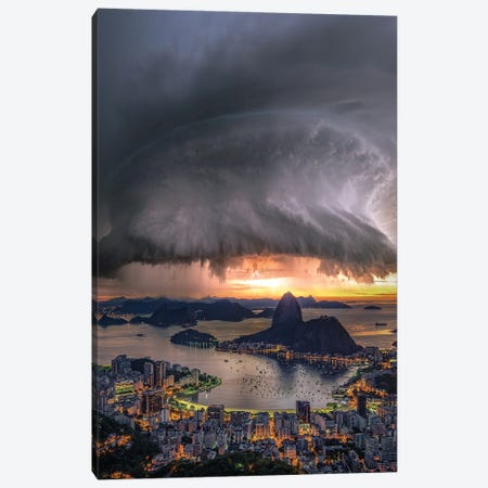 Rotation Over Rio Canvas Print #BSV47} by Brent Shavnore Art Print