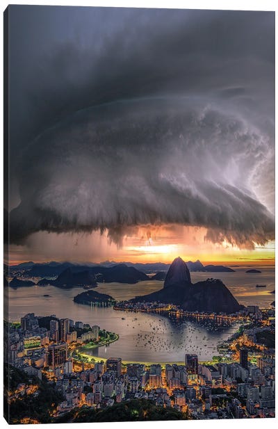 Rotation Over Rio Canvas Art Print - Brent Shavnore