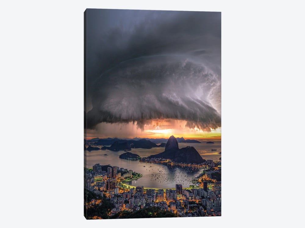 Rotation Over Rio by Brent Shavnore 1-piece Canvas Wall Art