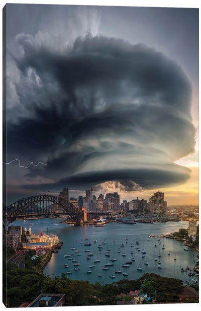 Sydney Supercell Canvas Art Print - Brent Shavnore