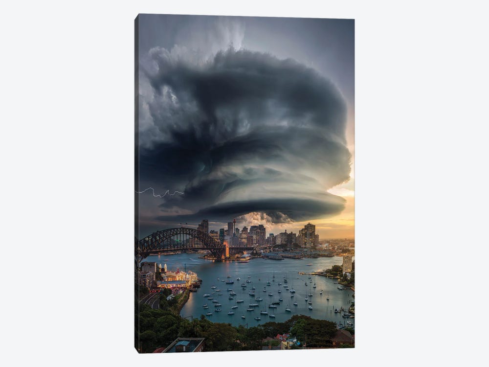 Sydney Supercell by Brent Shavnore 1-piece Canvas Wall Art