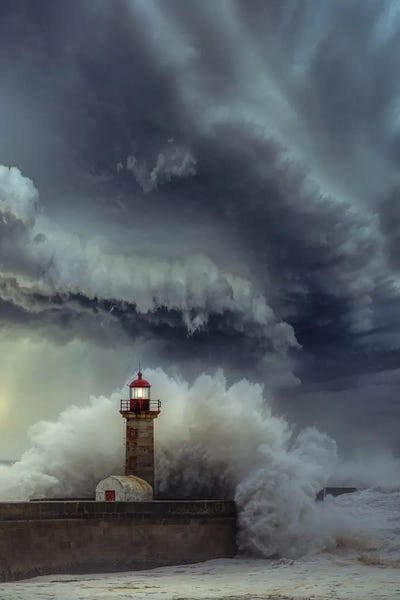Lighthouse Chaos by Brent Shavnore canvas print