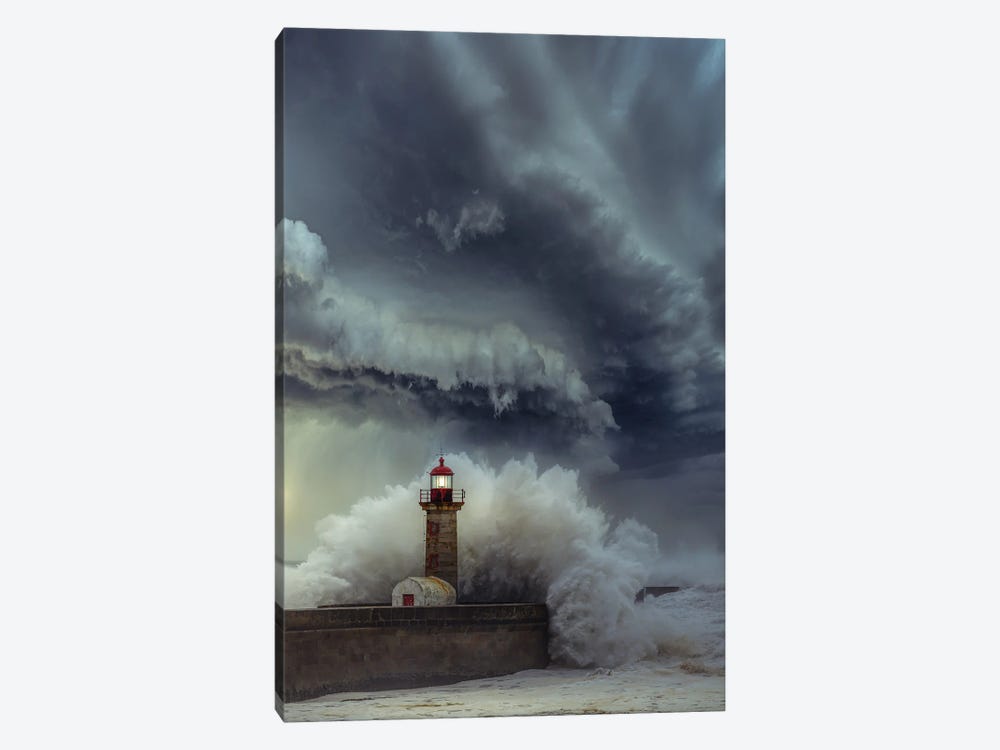 Lighthouse Chaos by Brent Shavnore 1-piece Canvas Artwork