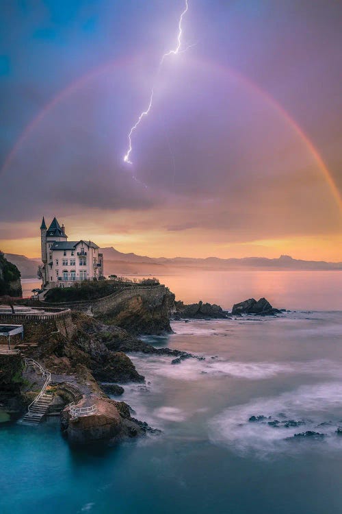 Biarritz Tranquility by Brent Shavnore wall art
