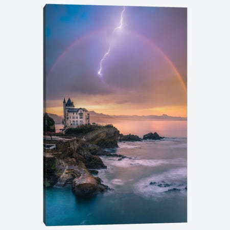 Biarritz Tranquility Canvas Print #BSV6} by Brent Shavnore Canvas Print