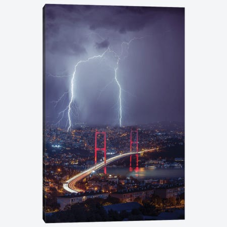 Istanbul Sparks Canvas Print #BSV80} by Brent Shavnore Canvas Art