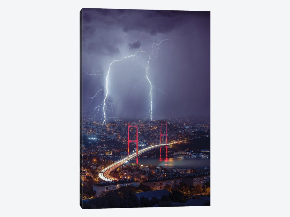 Istanbul Sparks by Brent Shavnore 1-piece Canvas Print