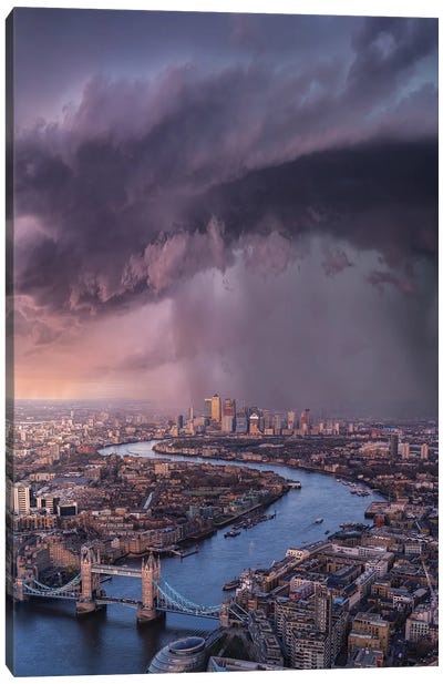 London Tears Canvas Art Print - London Skylines