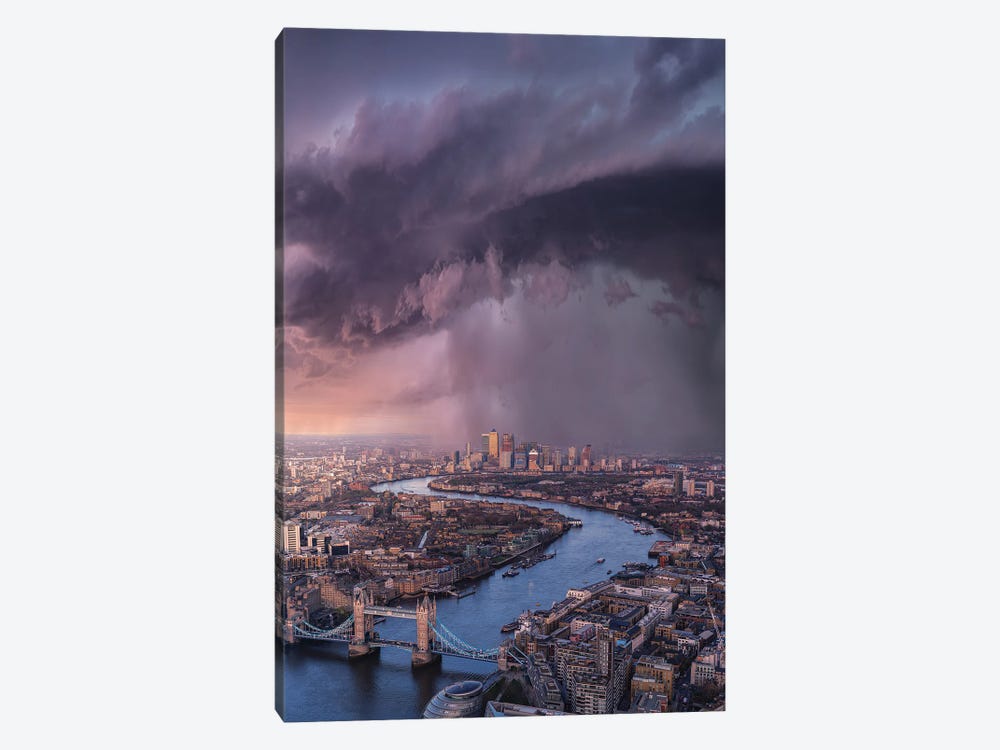 London Tears by Brent Shavnore 1-piece Canvas Wall Art