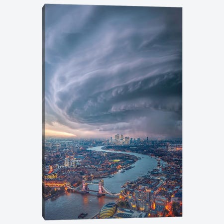London Cyclone Canvas Print #BSV86} by Brent Shavnore Canvas Print