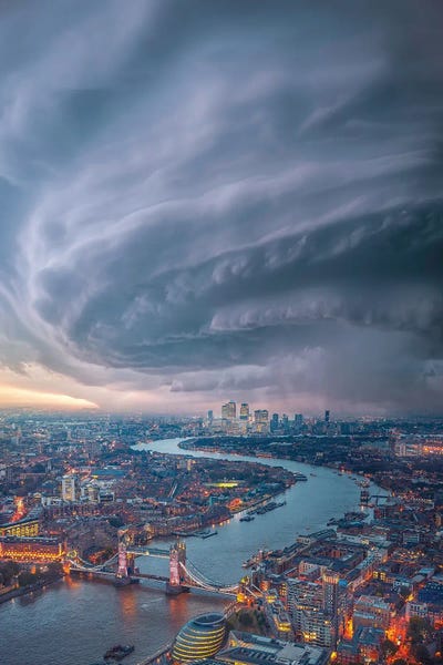 London Skylines: London Cyclone by Brent Shavnore