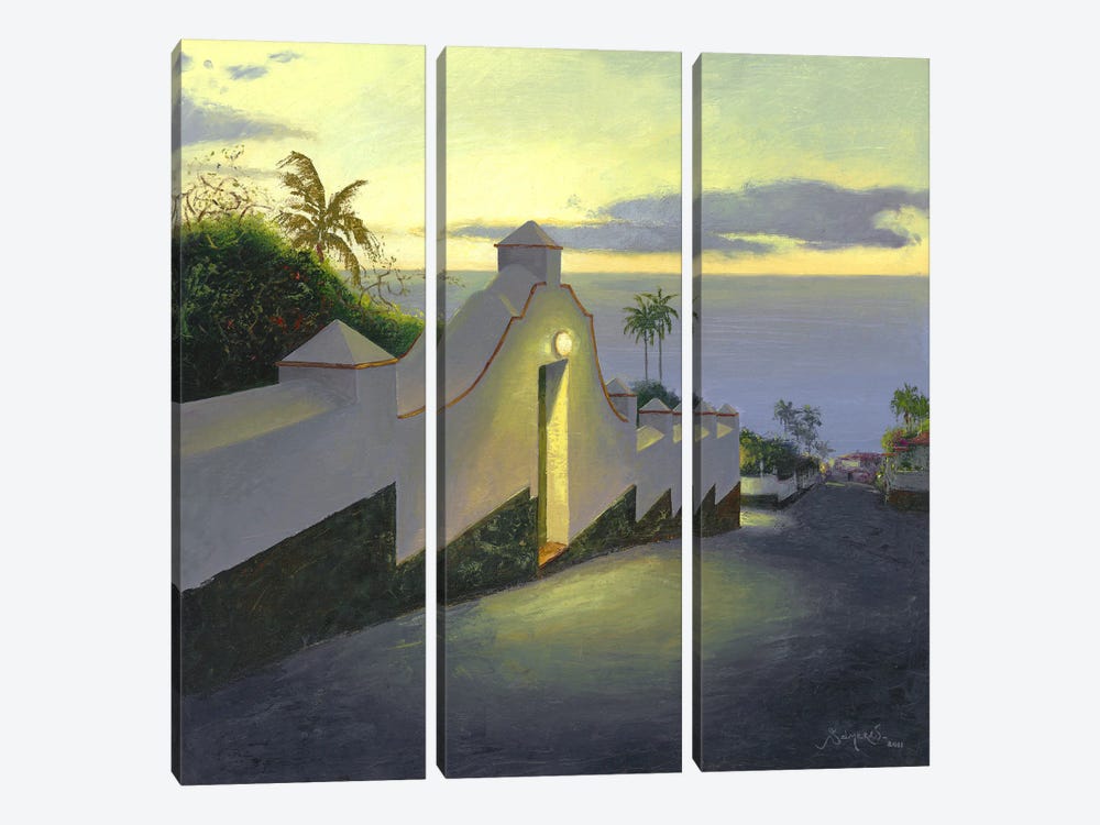 Cuesta De La Villa -Tenerife by Benito Salmeron 3-piece Canvas Art