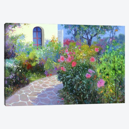 Jardin I Canvas Print #BSX51} by Benito Salmeron Canvas Print