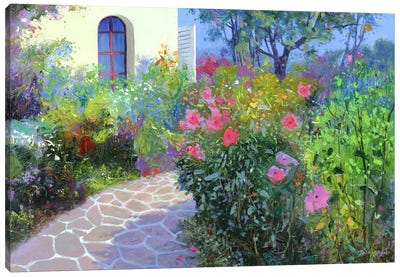 Jardin I Canvas Art Print - Benito Salmeron