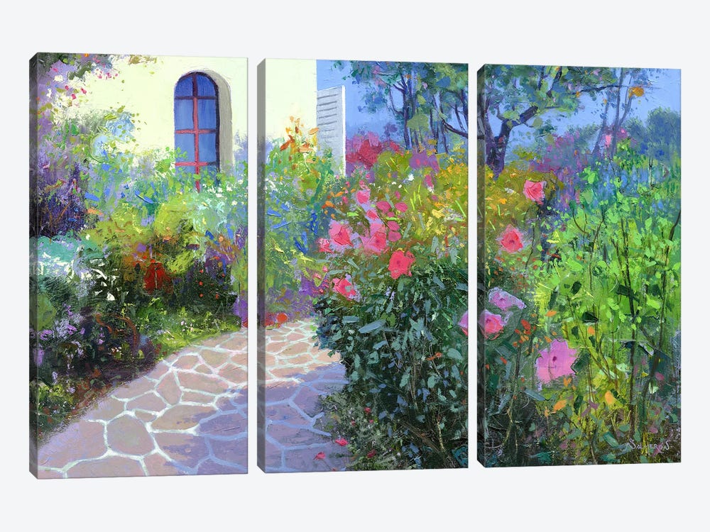 Jardin I by Benito Salmeron 3-piece Canvas Artwork