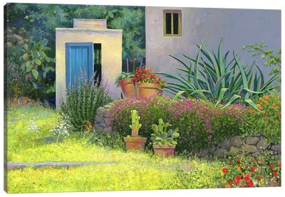 Jardin III Canvas Art Print - Benito Salmeron