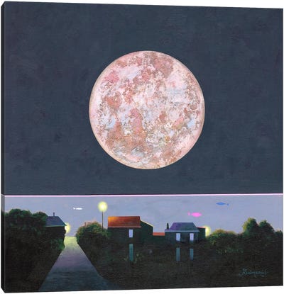 Luna I Canvas Art Print - Benito Salmeron