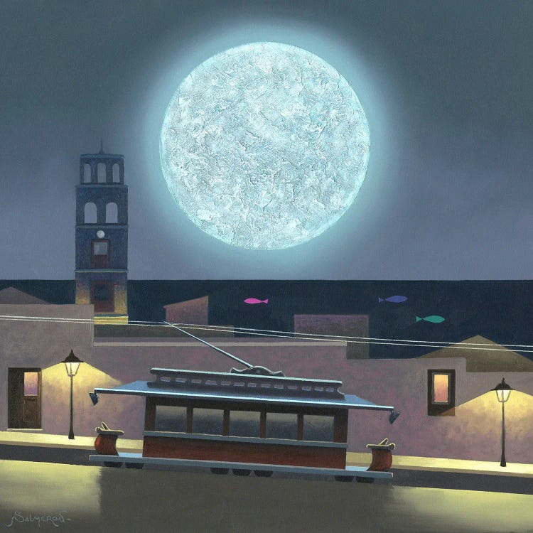 Luna X by Benito Salmeron wall art