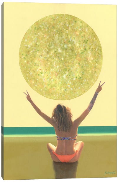 Sol VIII Canvas Art Print - Sun Art