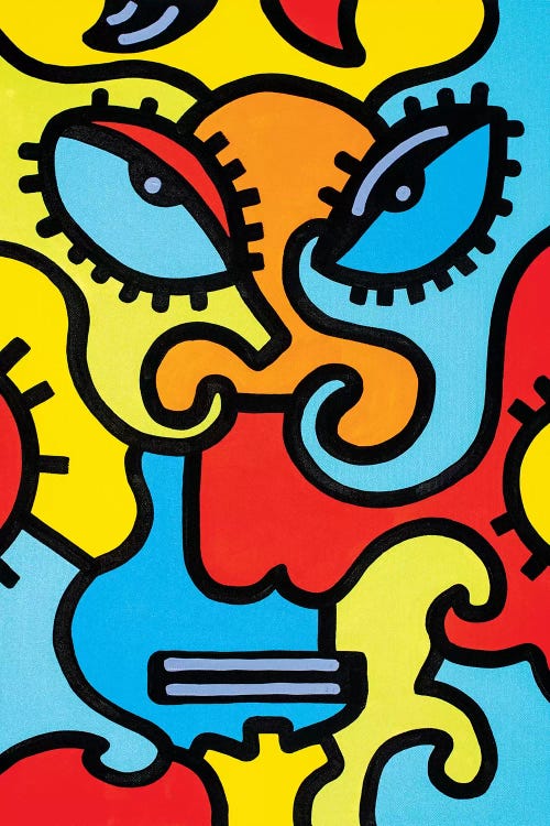 Shanghai Mask by Billy The Artist wall art