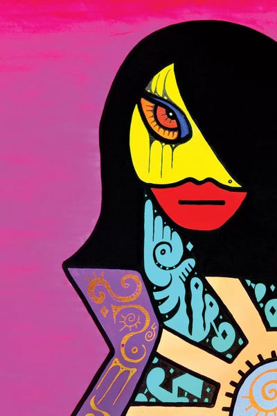 Eva by Billy The Artist framed canvas print