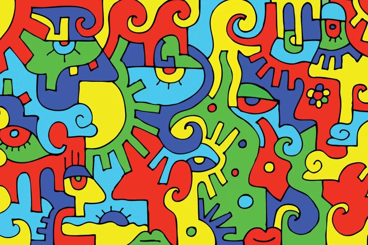Fusion by Billy The Artist wall art