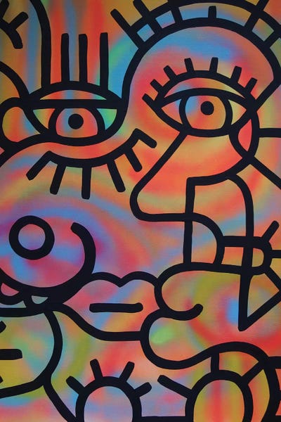 Romantic Bedroom (Couples): John And Sally by Billy The Artist