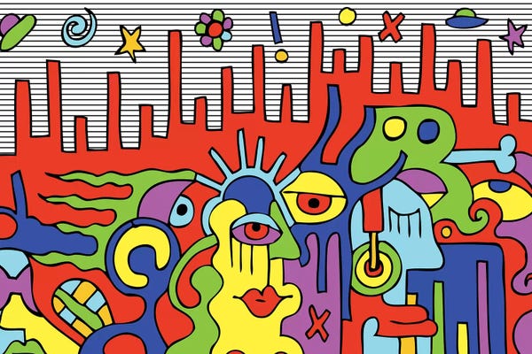 Street Art: Let's Dance by Billy The Artist