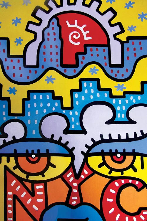 NYC Summer by Billy The Artist wall art