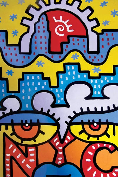 Neo-expressionism: NYC Summer by Billy The Artist