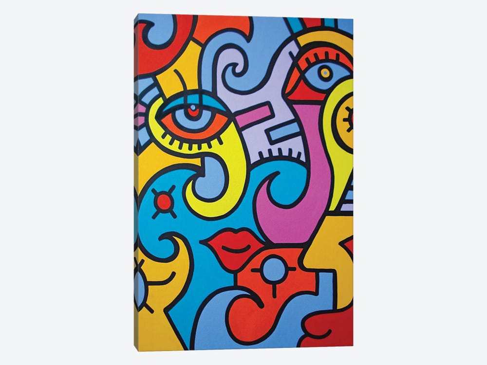 Visual Candy by Billy The Artist 1-piece Canvas Art