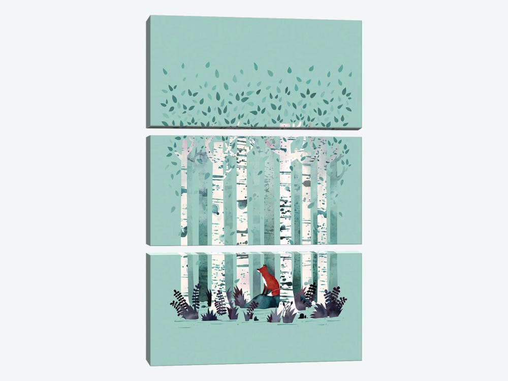 The Birches by Michelle Li Bothe 3-piece Canvas Art Print