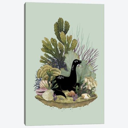 Tiny Nessie Canvas Print #BTE52} by Michelle Li Bothe Art Print