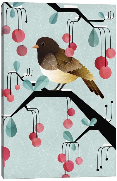 Bird, Watching Canvas Art Print - Sparrow Art