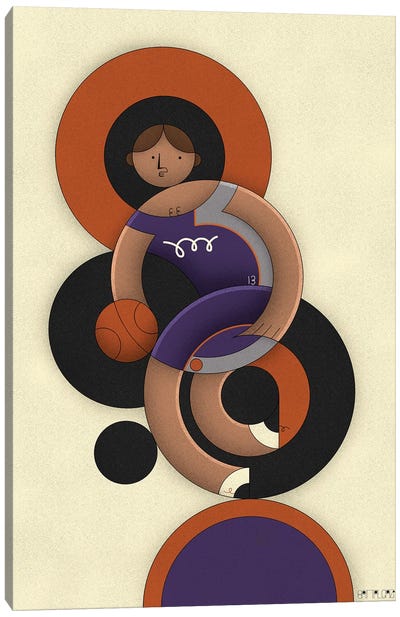 Nash Canvas Art Print - Basketball Art
