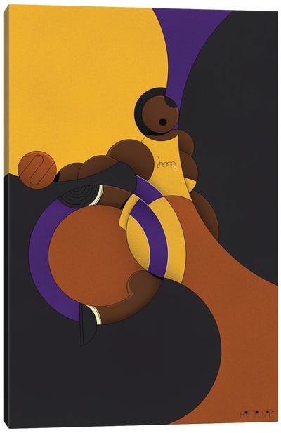 Kobe Canvas Art Print - Basketball Art