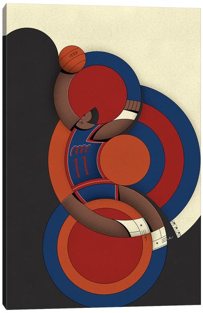 Isiah Canvas Art Print - Basketball Art