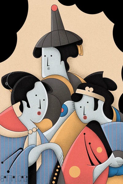 John Battalgazi: Japanese Maidens by John Battalgazi