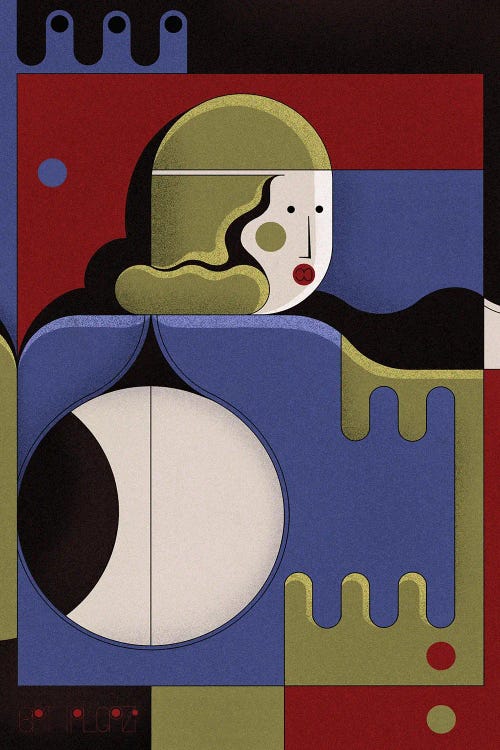 Vilma by John Battalgazi wall art