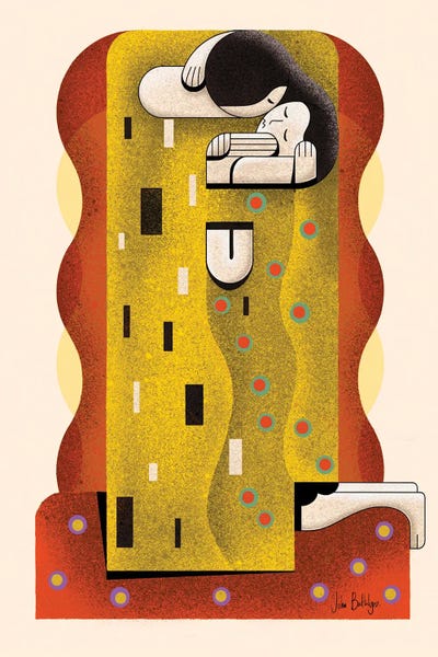 The Next Kiss by John Battalgazi canvas print