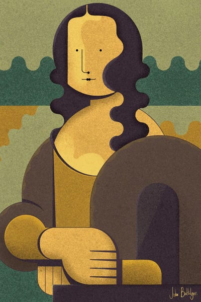 My Mona by John Battalgazi canvas print